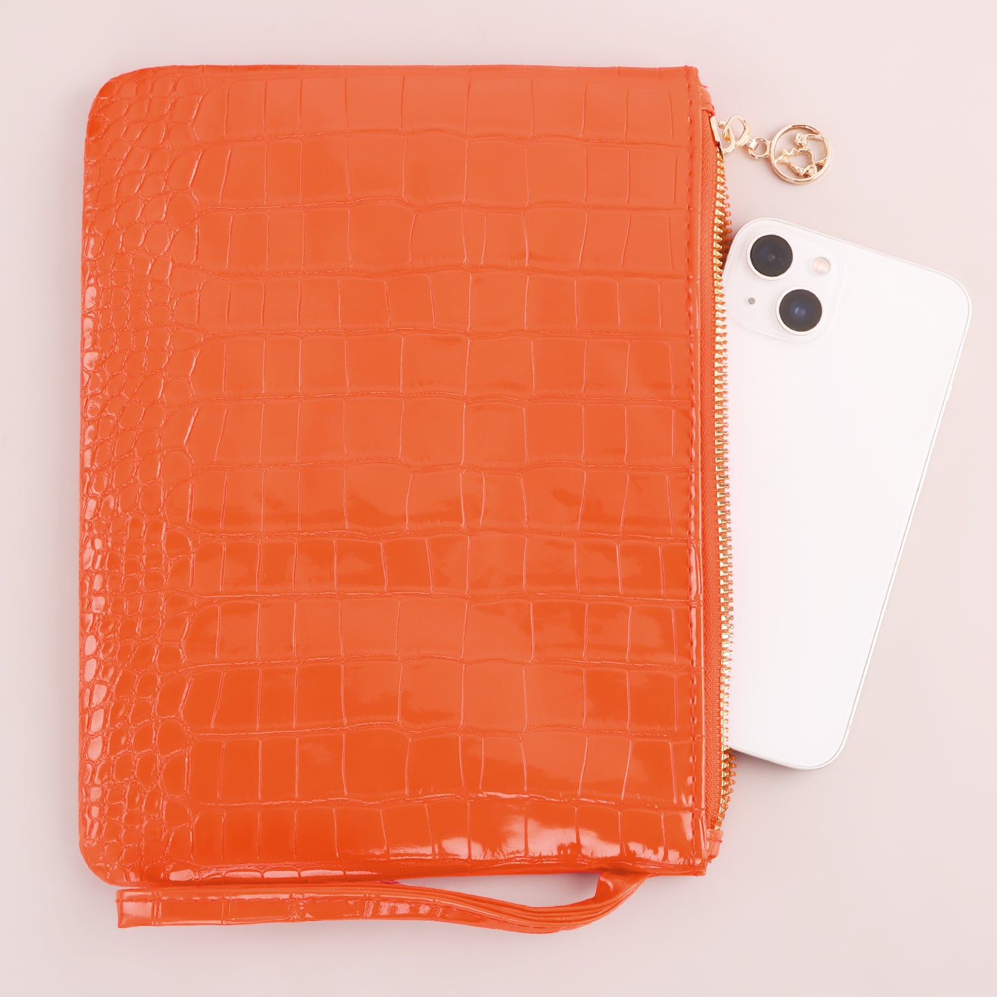RONSHADOW Textured Embossed Makeup Bag | A Portable Luxury Beauty Toolkit