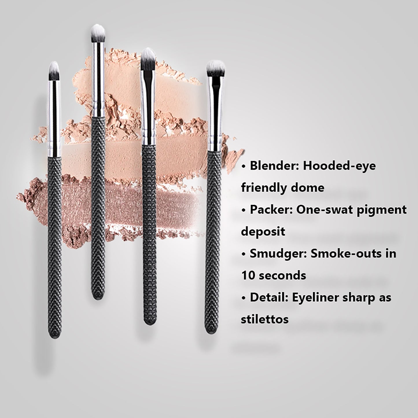 Ronshadow Black Diamond Professional Brush Set