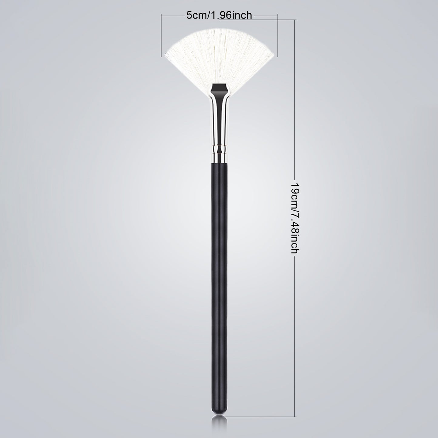 RONSHADOW Fan Brush Your Secret Weapon for Lit-from-Within Glow! | Travel-Sized Radiance Booster