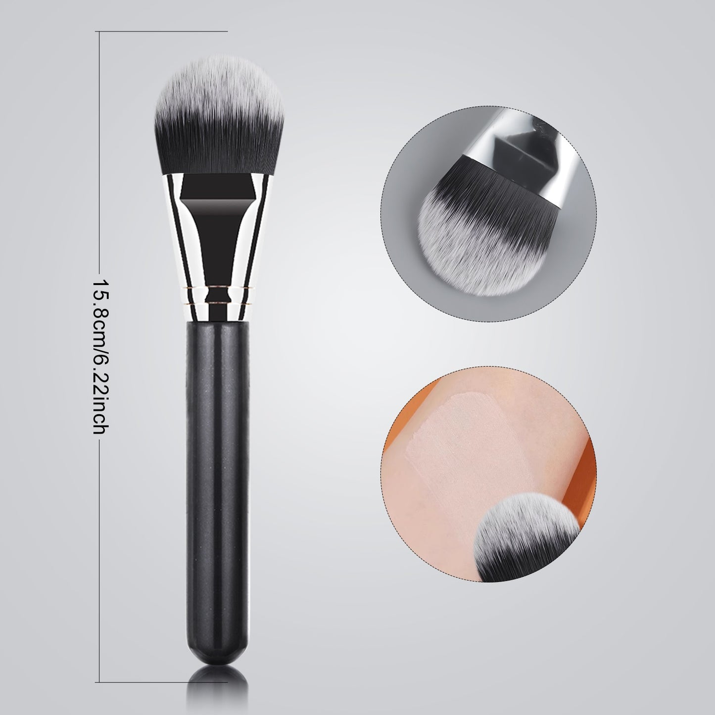 RONSHADOW Dual-Use Foundation & Mask Spatula Brush