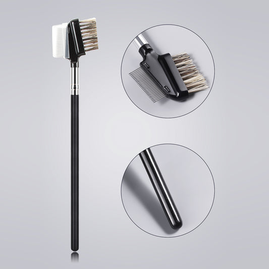 RONSHADOW DoubleEnded Brow & Lash Brush  Precision Styling for Flawless Arches & Fluffy Lashes