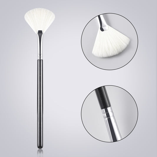 RONSHADOW Fan Brush  Your Secret Weapon for Lit-from-Within Glow! | Travel-Sized Radiance Booster