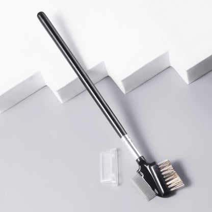 RONSHADOW DoubleEnded Brow & Lash Brush  Precision Styling for Flawless Arches & Fluffy Lashes