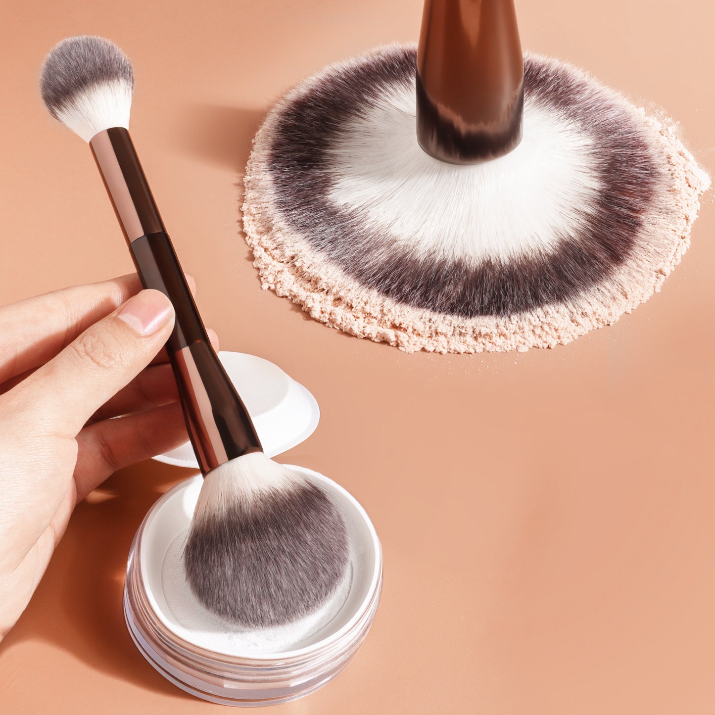 RONSHADOW 3-IN-1 GLOW SABER: Powder, Blush, Highlight in ONE SWIPE