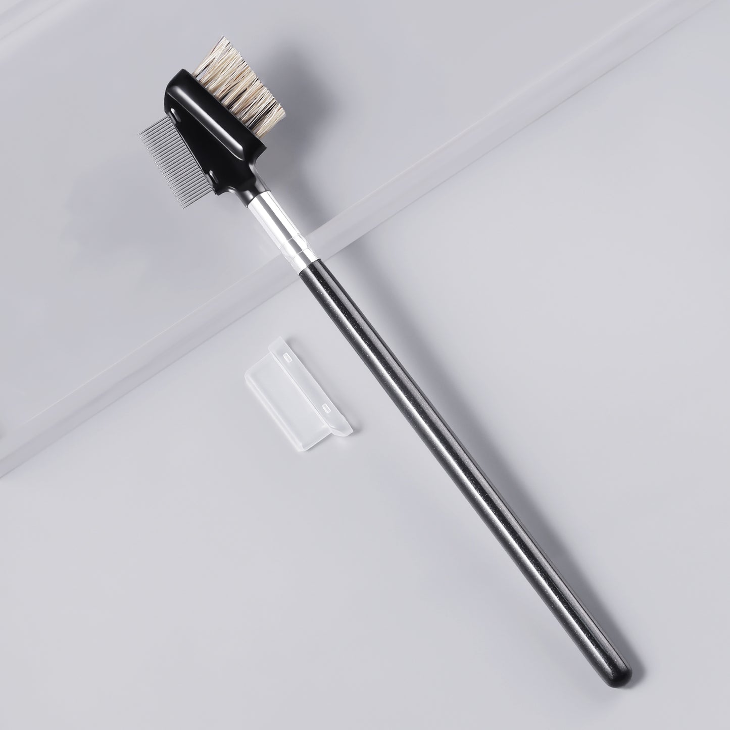 RONSHADOW DoubleEnded Brow & Lash Brush  Precision Styling for Flawless Arches & Fluffy Lashes
