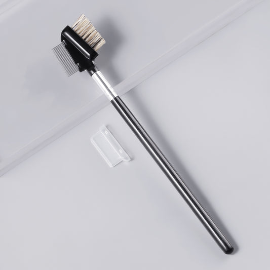 RONSHADOW DoubleEnded Brow & Lash Brush  Precision Styling for Flawless Arches & Fluffy Lashes