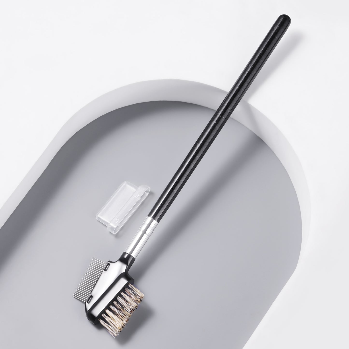 RONSHADOW DoubleEnded Brow & Lash Brush  Precision Styling for Flawless Arches & Fluffy Lashes