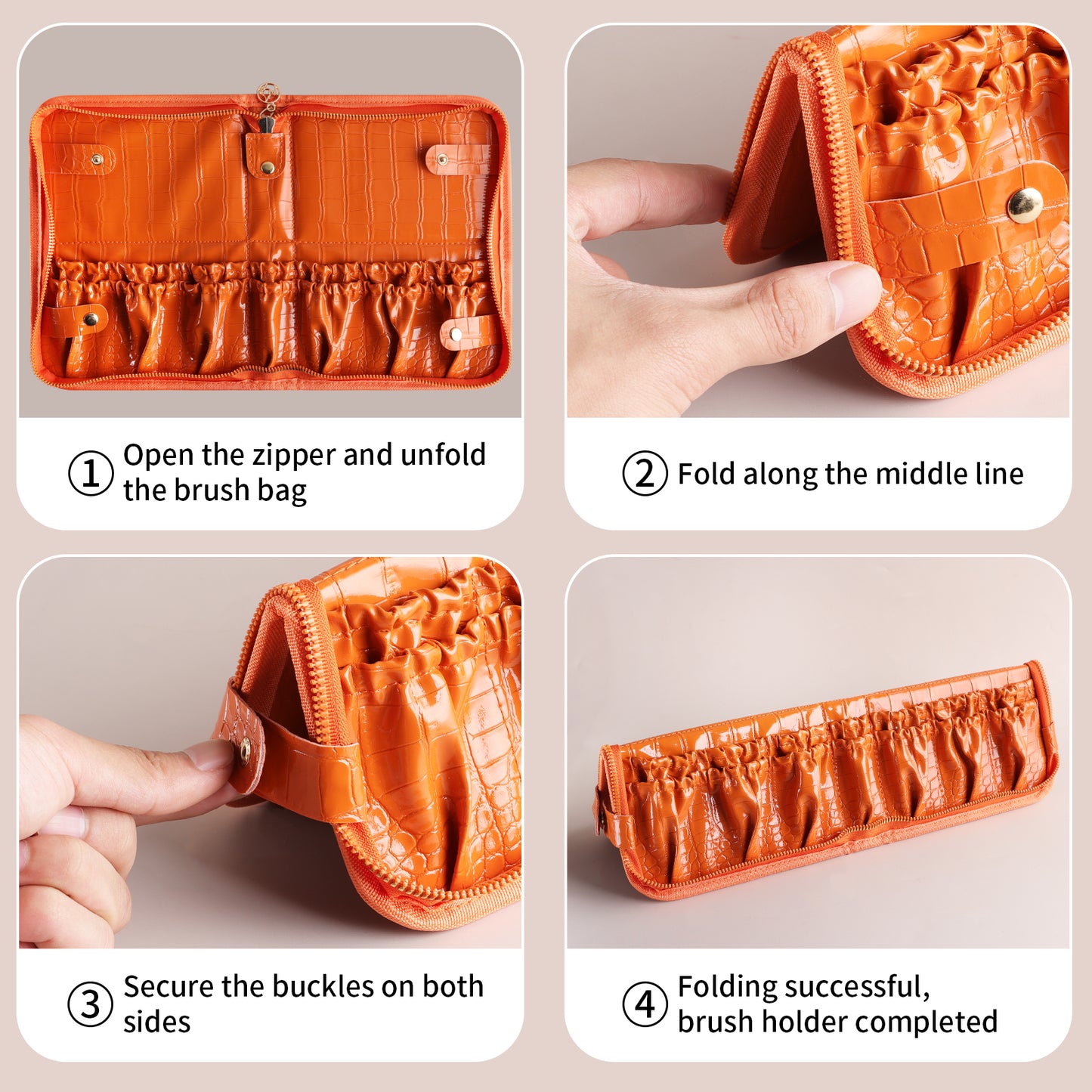 RONSHADOW Foldable Brush Roll | The Perfect Combination of Luxury and Lifestyle