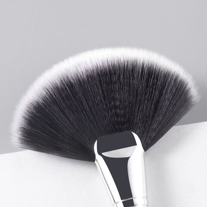 RONSHADOW Large Fan-Shaped Loose Powder & Powder Brush
