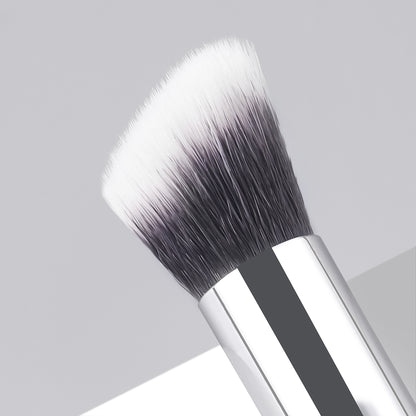 RONSHADOW Nose Contour Brush ｜High quality wood handle + aluminium ring - Skin-friendly nylon bristles - Precise contouring of nose shape