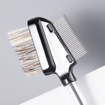 RONSHADOW DoubleEnded Brow & Lash Brush  Precision Styling for Flawless Arches & Fluffy Lashes