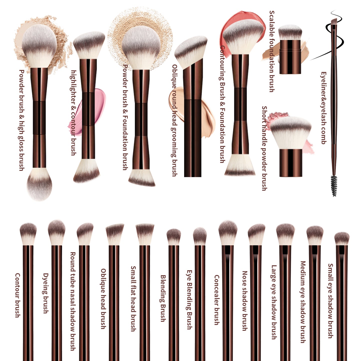 Ronshadow 23-Piece Complete Makeup Set