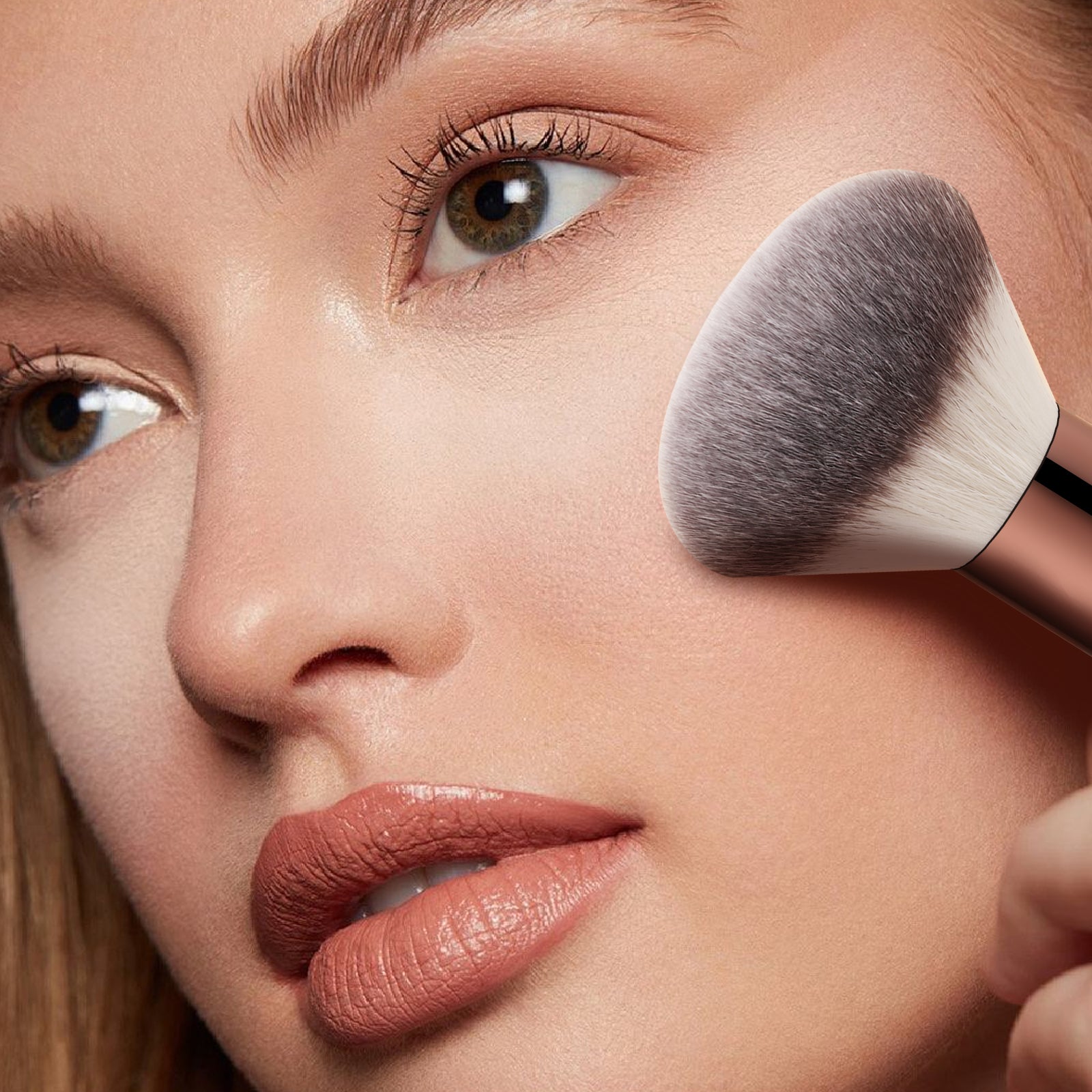 RONSHADOW Full Face Powder Makeup Brush – Foundation, Setting