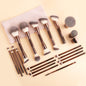 20-Piece + 2 Sponge + Storage Pouch Set Dual-Ended Multi-Function Brushes Perfectly Suited for Liquid Foundations, Concealers, and Loose Powder Blending