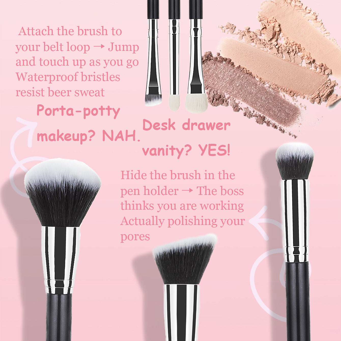 RONSHADOW Face + Eye Shadow Combination Z(z102 z107 z111 z125 z130 z131)