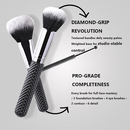 Ronshadow Black Diamond Professional Brush Set