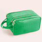 RONSHADOW Textured Embossed Makeup Bag | A Portable Luxury Beauty Toolkit