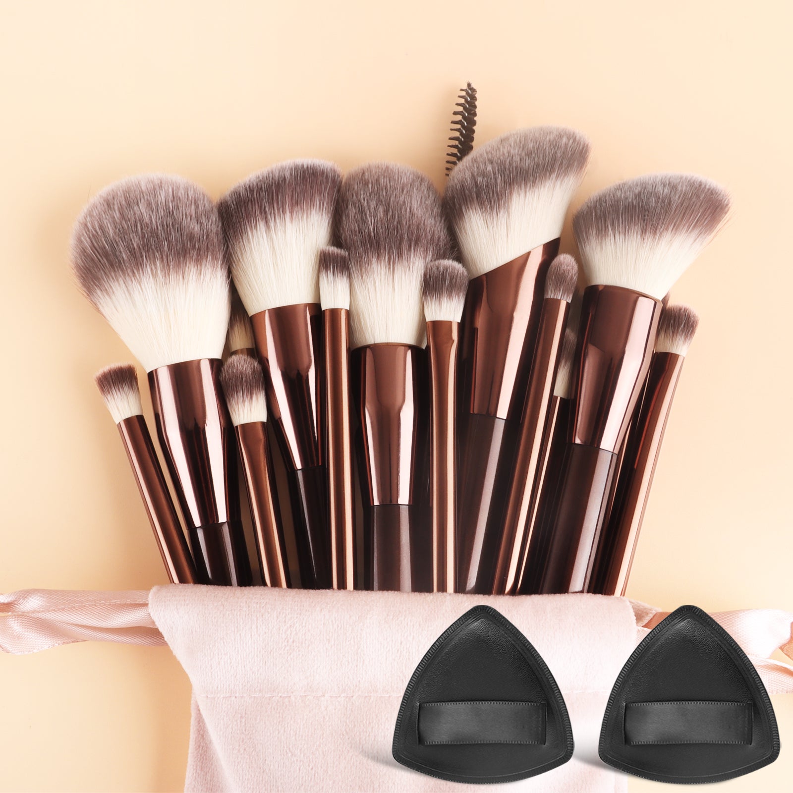 20-Piece + 2 Sponge + Storage Pouch Set Dual-Ended Multi-Function